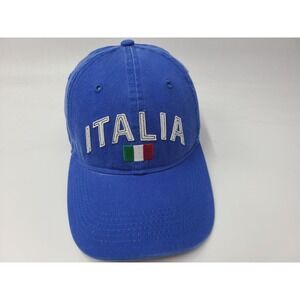 Italia Anoma Adjustable Hat Cap Cotton Italy Casual Baseball Dad Men Women Blue